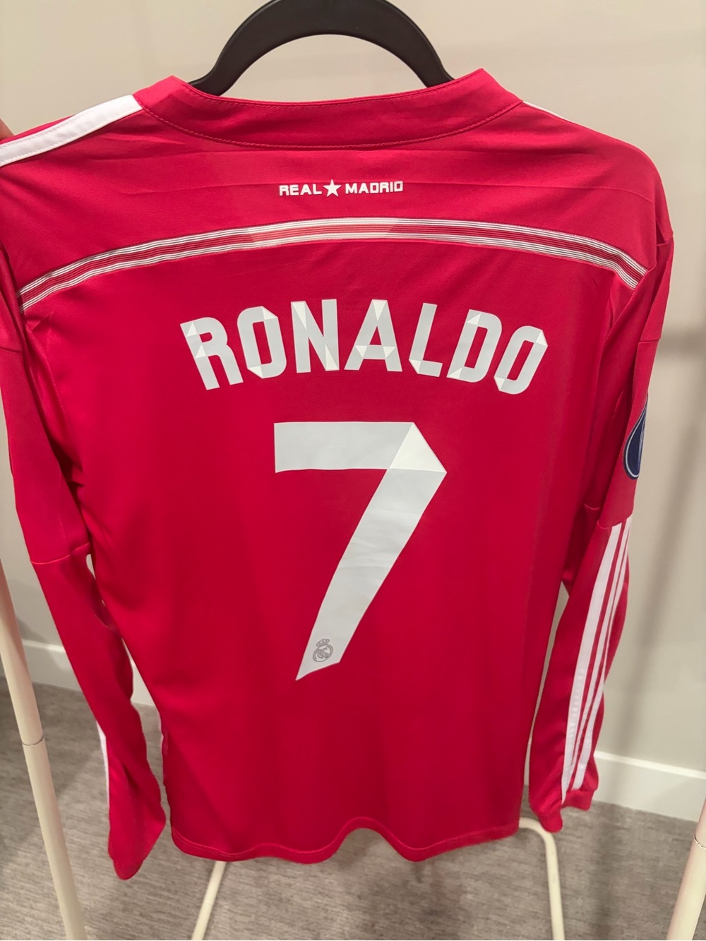 Adidas Ronaldo Real Madrid Fly Emirates Long-Sleeve Jersey - Picture 4 of 5